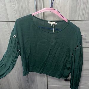 Lucky brand green long sleeve